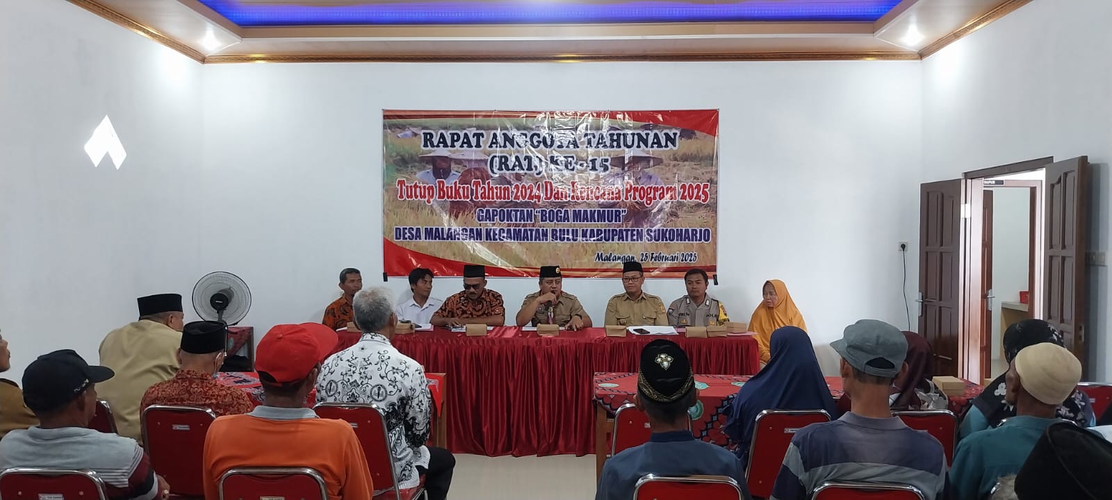 RAT ke-15 Tutup Buku Tahun 2024 dan Rencana Program 2025 GAPOKTAN 